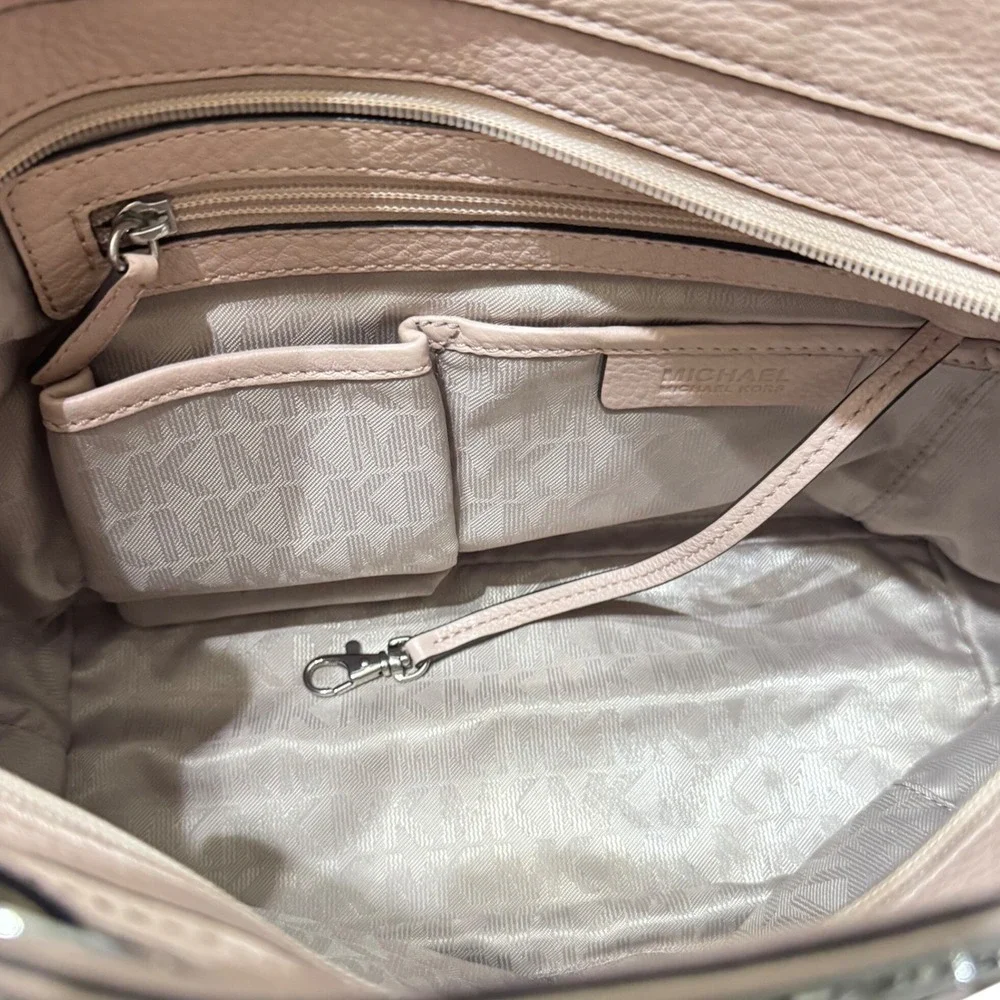 Michael Kors Bedford Tote Bag Medium‎ Pink Leather Shoulder Bag